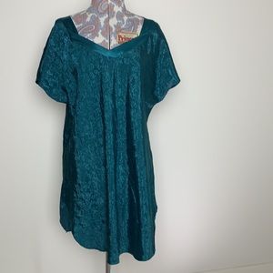 Vintage green slip dress